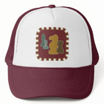 Chess Pieces Red Hat