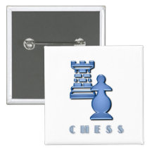 Chess Pieces Square Pin