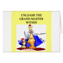 CHESS player grand master Cards