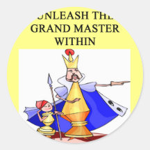 CHESS player grand master Sticker