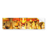 Chess Series, Chess Paintings, Chess art Bumper Stickers