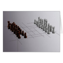 Chess Set Greeting Card