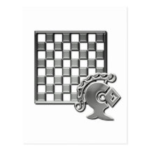 Chess Strategy Postcard