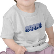 Chess Study in Blue Tees