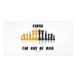 Chess The Art Of War (Gothic Font) photo cards
