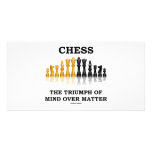 Chess The Triumph Of Mind Over Matter Picture Card