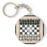 Chessboard and Chess Pieces: keychains