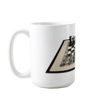 Chessboard and Chess Pieces: Coffee Mug