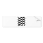 Chessboard bumper stickers