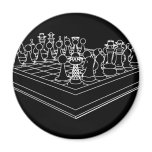 Chessboard & Chess Pieces: magnets