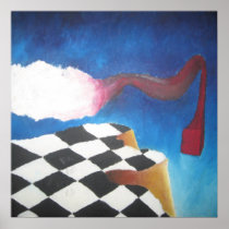 Chessboard Cliffs Print