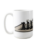 Chessboard with Chess Pieces: mugs
