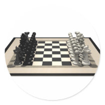 Chessboard with Chess Pieces: