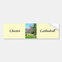Chester Cathedral Bumper Sticker