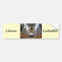 Chester Cathedral Bumper Sticker