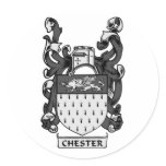 CHESTER Coat of Arms stickers