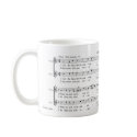 'Chester' William Billings Sacred Harp shapenotes mugs