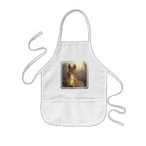 Chestnut Arab Horse Children's Apron