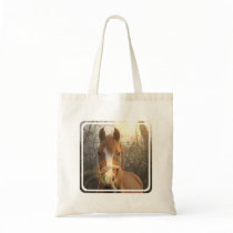 Chestnut Arab Horse Small Canvas Bag