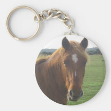 Chestnut Horse Keychain