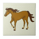 Chestnut Horse Tile
