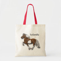 Chestnut Icelandic Tolt Tote Bags