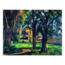 Chestnut Trees And Outbuildings Of The Jas De Custom Invite