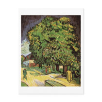 Chestnut Trees in Blossom, Vincent van Gogh Post Card