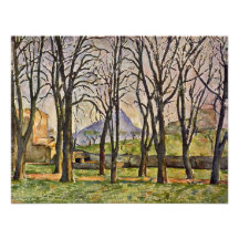 Chestnut Trees In The Jas De Bouffan Personalized Announcements