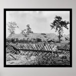 Chevaux-de-frise in Atlanta, GA 1864 Posters