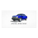 Chevrolet Avalanche Blue photo cards
