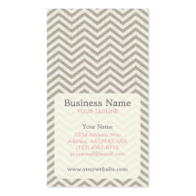 Chevron Appointment Business Card