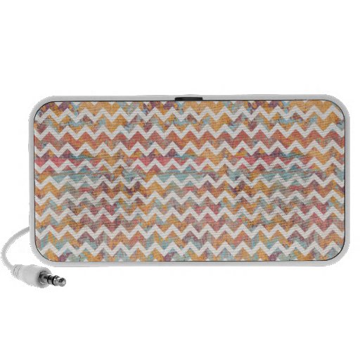 Chevron Bright with Artist Grunge Texture Speakers