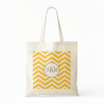 Chevron Monogram Personalised Tote Tote Bag