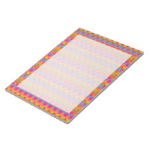 Chevron Rainbow Pattern Memo Note Pad