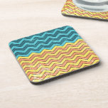 CHEVRON Summer is crazy cork coasters