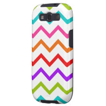 Chevron Ziggin Zaggin Multi in Peppy Case Galaxy SIII Case