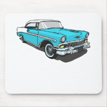 Chevy Bel Air - Blue Mouse Mats