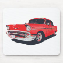Chevy Bel Air vector illustration Mouse Pads