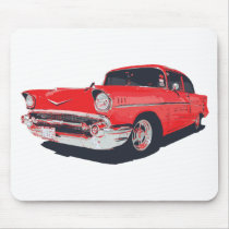 Chevy Bel Air vector illustration Mouse Pads