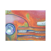 Chevy - chevrolet pickup canvas print