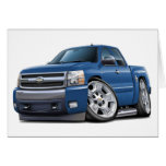 Chevy Silverado Blue Granite Extended Cab cards