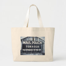 Chew Mail Pouch Tobacco Barn Tote Bags