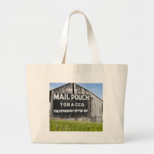 Chew Mail Pouch Tobacco, Old Barn Canvas Bag