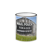 Chew Mail Pouch Tobacco, Old Barn Coffee Mug