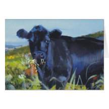 Chewing the cud greeting cards
