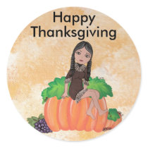 “Cheyenne” Thanksgiving Quantum Cutie Stickers