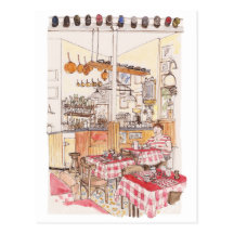 Chez Antoine, cartes postales