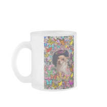 Chi Chi in Butterflies  - Chihuahua Puppy in a Hat Coffee Mugs