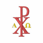 Chi Rho with Alpha and Omega